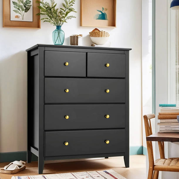 Winston Porter Murnahan 5 Drawer Dresser Wayfair